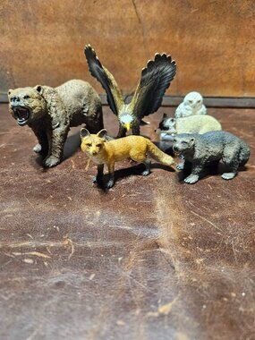 Schleich or Papo wild animal collection
